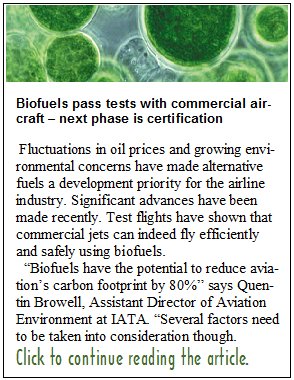 Biofuels pass tests